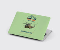 Thumbnail for Sikorsky HH-3E Jolly Green Giant design on light green MacBook case