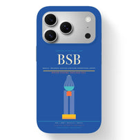 Thumbnail for Brasilia Airport (BSB) design on blue iPhone 17 Pro MagSafe case