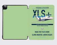 Thumbnail for Cessna Citation XLSPlus design on light green ipad tablet case