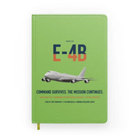 Thumbnail for E-4B Nightwatch design on light green notebook