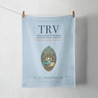Thumbnail for Thiruvananthapuram International Airport (TRV) design on light blue towel