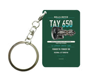 Thumbnail for TAY 650 Key Chain design on dark green key chain