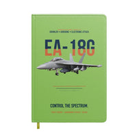 Thumbnail for EA-18G Growler Control The Spectrum design on light green notebook