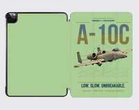 Thumbnail for A-10C Thunderbolt II design on light green ipad tablet case