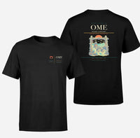 Thumbnail for Nome Airport (OME) design printed on black double-side t-shirt