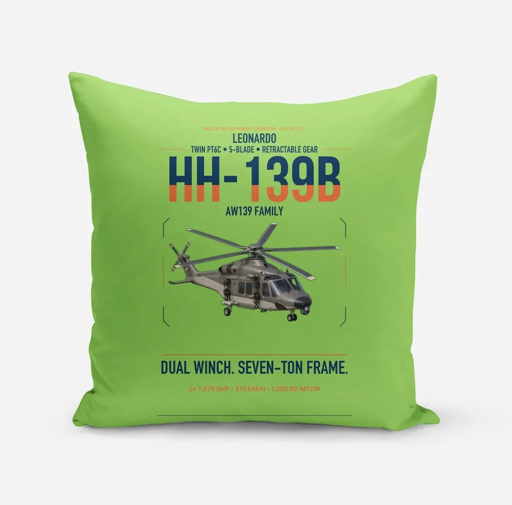 Leonardo HH-139B design on light green pillow