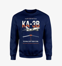 Thumbnail for KA-3B Skywarrior design on navy blue sweatshirt