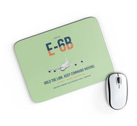 Thumbnail for E-6B Mercury design on light green rectangle mouse pad