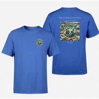 Thumbnail for VINTAGE G4131 - The Farewell Pistons - Double-Side T-Shirt design on blue double side t shirt