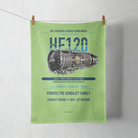 Thumbnail for HF120 design on light green towel