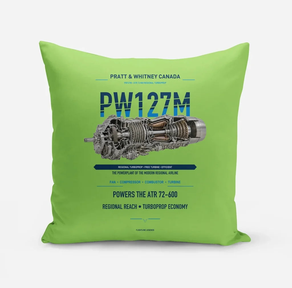 PW127M design on light green pillow