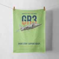 Thumbnail for Hawker Siddeley Harrier GR3 design on light green towel