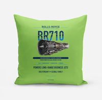 Thumbnail for BR710 design on light green pillow