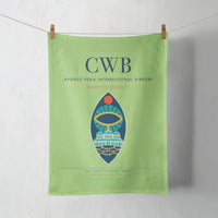 Thumbnail for Afonso Pena International Airport (CWB) design on light green towel