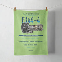 Thumbnail for FJ44-4 design on light green towel