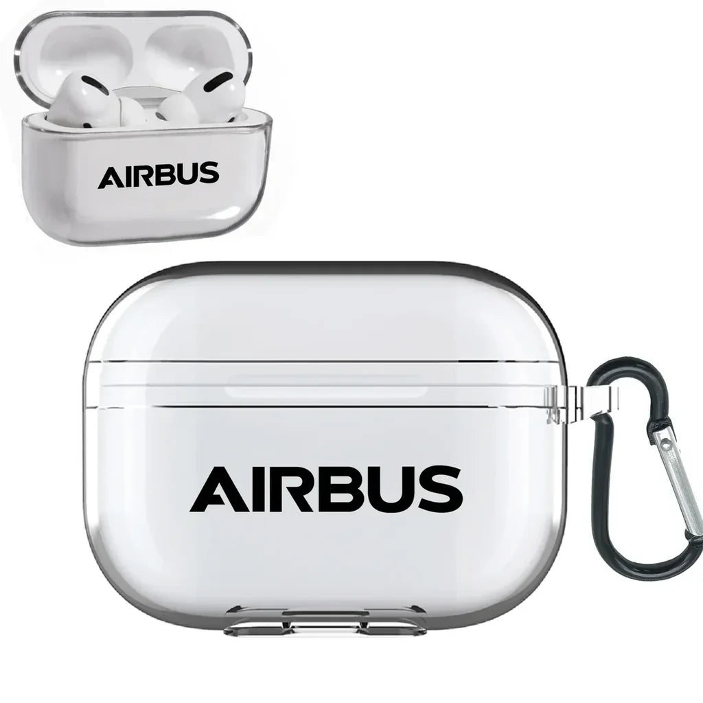 Airbus & Text AirPods Pro transparent case - With Buckle