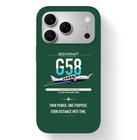 Thumbnail for Beechcraft Baron G58 design on dark green magsafe iphone case, for iPhone 17 Pro