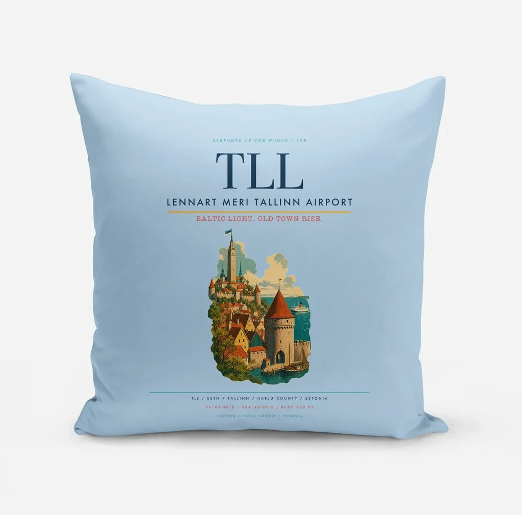Lennart Meri Tallinn Airport TLL - Light Blue