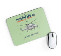 Thumbnail for HAL ALH Dhruv Mk III design on light green rectangle mouse pad