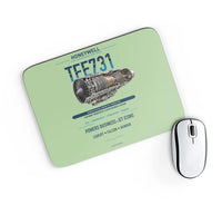 Thumbnail for TFE731 design on light green rectangle mouse pad