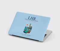 Thumbnail for London Heathrow Airport (LHR) design on light blue MacBook case