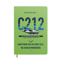Thumbnail for CASA C-212-200 Aviocar design on light green notebook