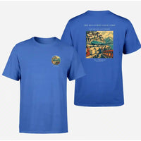 Thumbnail for VINTAGE G4341 - The Monastery Ledge Strip - Double-Side T-Shirt design on blue double side t shirt