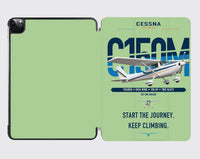 Thumbnail for Cessna 150M design on light green ipad tablet case