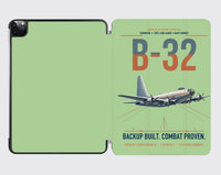 Thumbnail for B-32 Dominator design on light green ipad tablet case