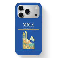 Thumbnail for Malmo Airport (MMX) design on blue iPhone 17 Pro MagSafe case