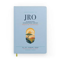 Thumbnail for Kilimanjaro International Airport (JRO) design on light blue notebook