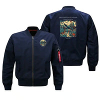 Thumbnail for VINTAGE G4094 - The Maintenance Dock - Bomber Jacket design on blue