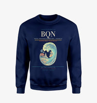 Thumbnail for Rafael Hernández Airport (BQN) design on navy blue sweatshirt