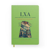 Thumbnail for Lhasa Gonggar International Airport (LXA) design on light green notebook