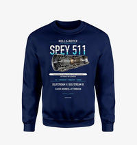 Thumbnail for SPEY 511 design on navy blue sweatshirt
