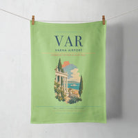 Thumbnail for Varna Airport (VAR) design on light green towel