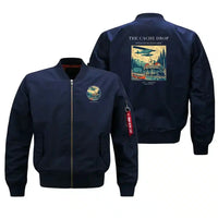 Thumbnail for VINTAGE G4283 - The Cache Drop - Bomber Jacket design on blue