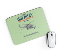 Thumbnail for Leonardo AW159 Wildcat HMA2 design on light green rectangle mouse pad
