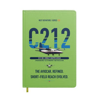 Thumbnail for CASA C-212-300 Aviocar design on light green notebook