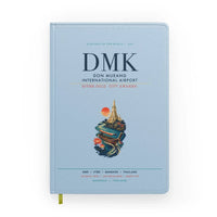 Thumbnail for Don Mueang International Airport Bangkok (DMK) design on light blue notebook