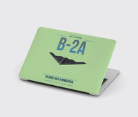 Thumbnail for B-2A Spirit design on light green MacBook case