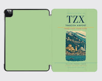 Thumbnail for Trabzon Airport (TZX) design on light green ipad tablet case