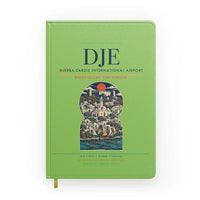 Thumbnail for Djerba-Zarzis International Airport (DJE) design on light green notebook