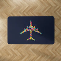 Thumbnail for Colourful Airplane Floor Mat - view 4