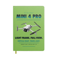 Thumbnail for DJI Mini 4 Pro design on light green notebook