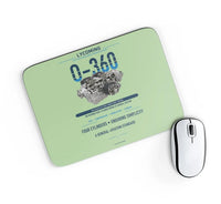 Thumbnail for O-360 design on light green rectangle mouse pad