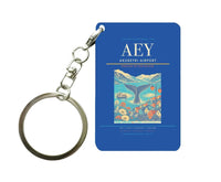 Thumbnail for Akureyri Airport (AEY) design on blue key chain