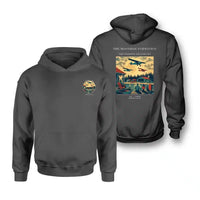 Thumbnail for VINTAGE G4431 - The Moonrise Formation - Double-Side Hoodie design on darkgray double side