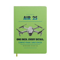 Thumbnail for DJI Air 2S design on light green notebook