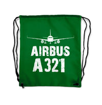 Thumbnail for Airbus A321 Drawstring Bag - view 4
